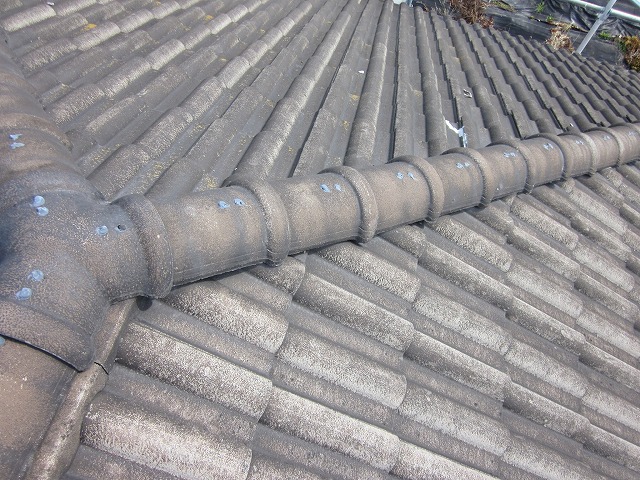 ご相談いただいたセメント瓦の屋根